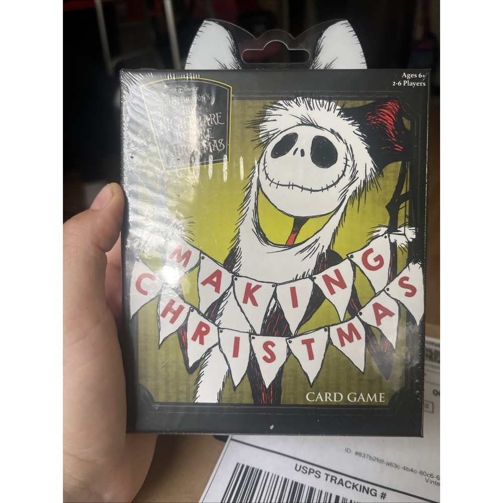 Disney Tim Burtons The Nightmare Before Christmas Making Christmas Card Game NIB